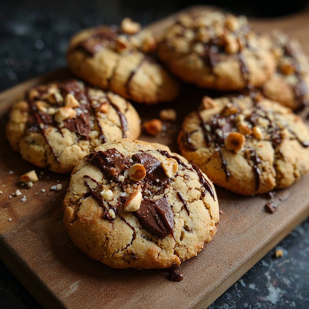 Haselnuss-Schokoladen-Frühlingskekse