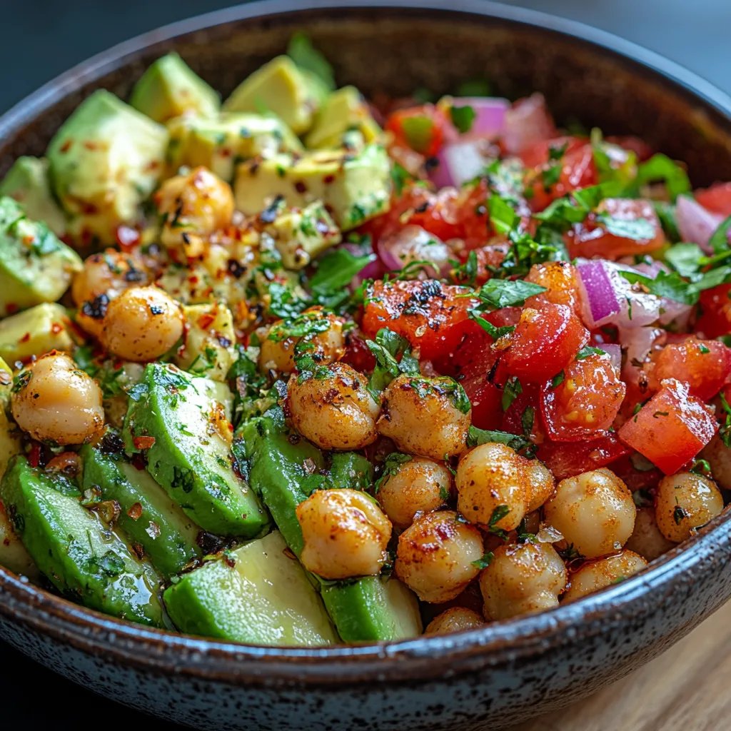 Kichererbsen-Feta-Avocado-Salat: Ein Unglaubliches Ultimatives Rezept für 6 Portionen