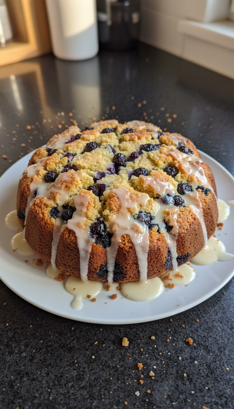 Sauerteig Heidelbeer Kaffee Kuchen​