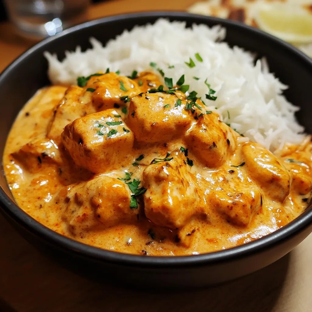 Hausgemachtes Butter Chicken