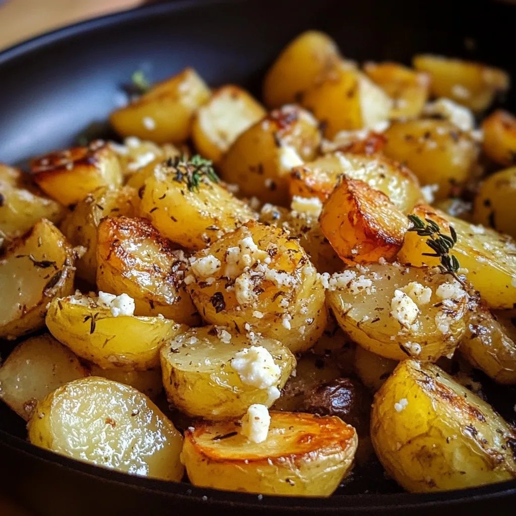 Geröstete Kartoffeln mit Feta