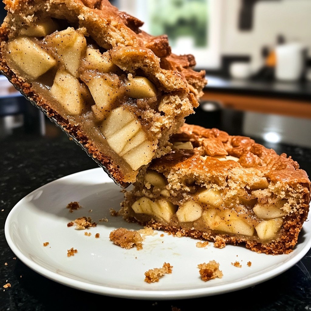 Saisonal-Festlicher Bratapfelkuchen mit Marzipan