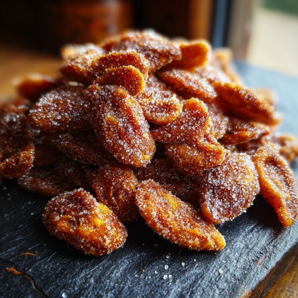 Gebrannte Mandeln mit Vanille und Tonkabohne