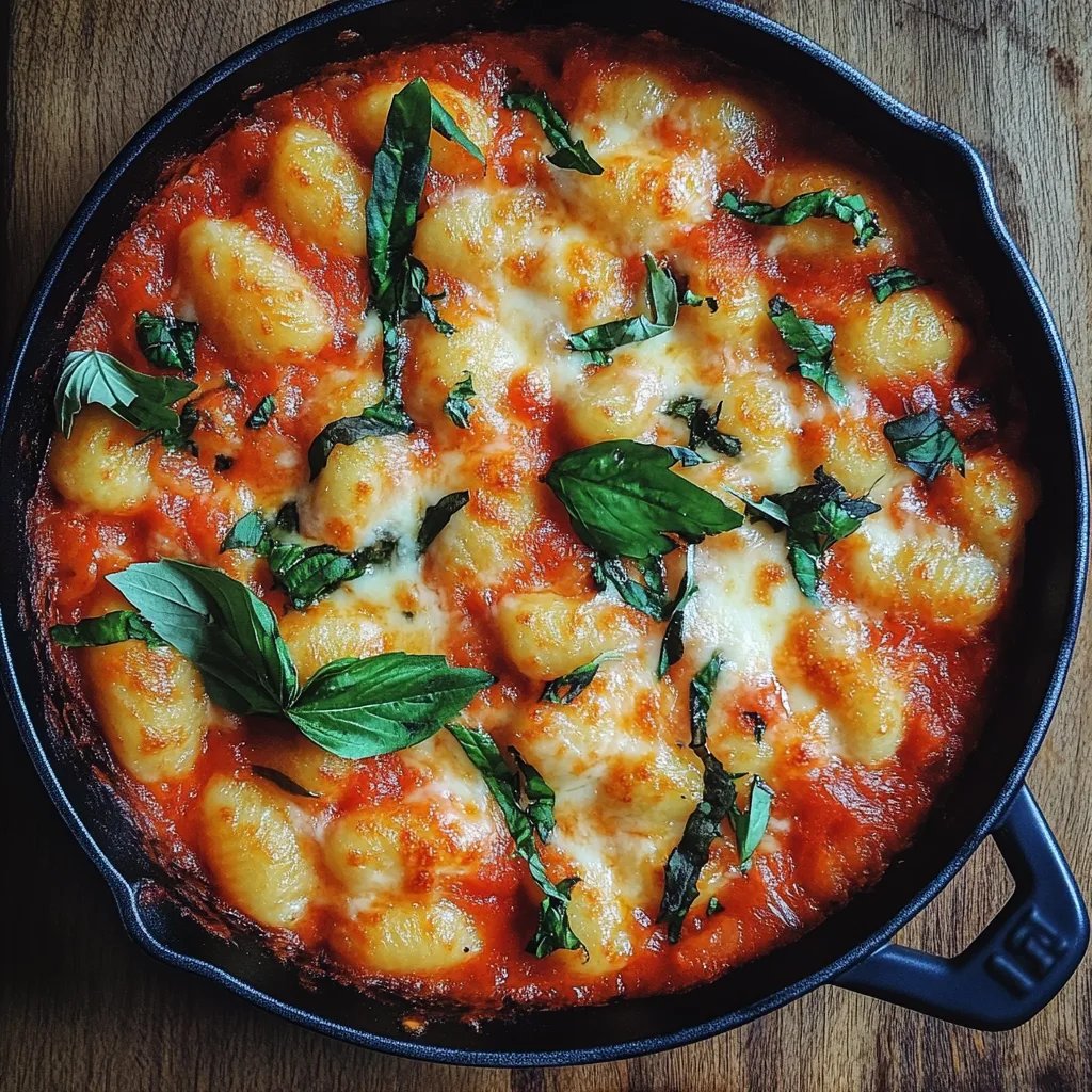 Einfacher Gnocchi-Tomaten-Auflauf