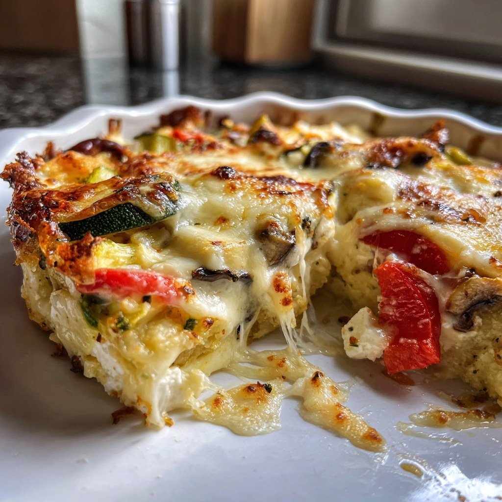 Mediterranes Raclette mit Zucchini, Paprika, Oliven und Feta​