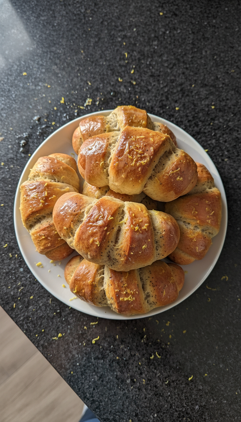 Zitronen Sauerteig Morgenrollen​