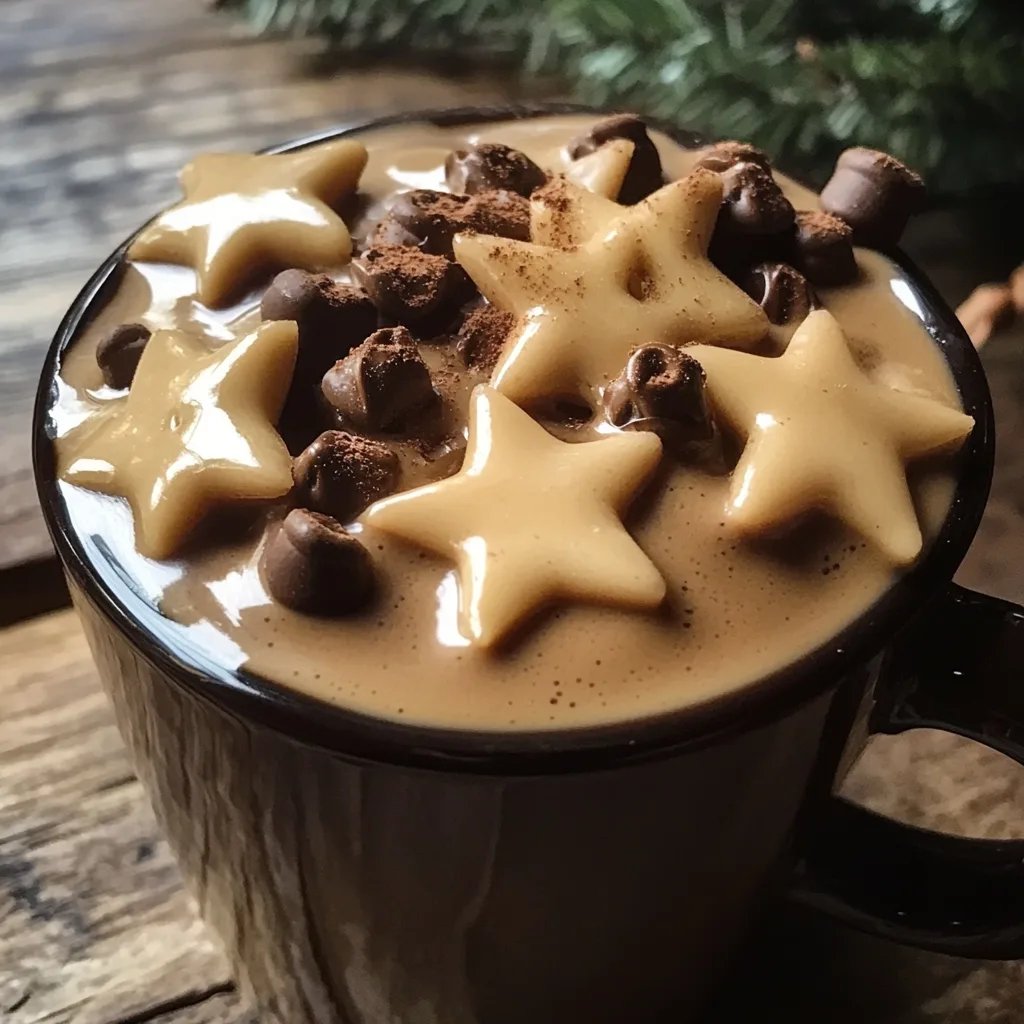 Weihnachtliche Mokkasterne