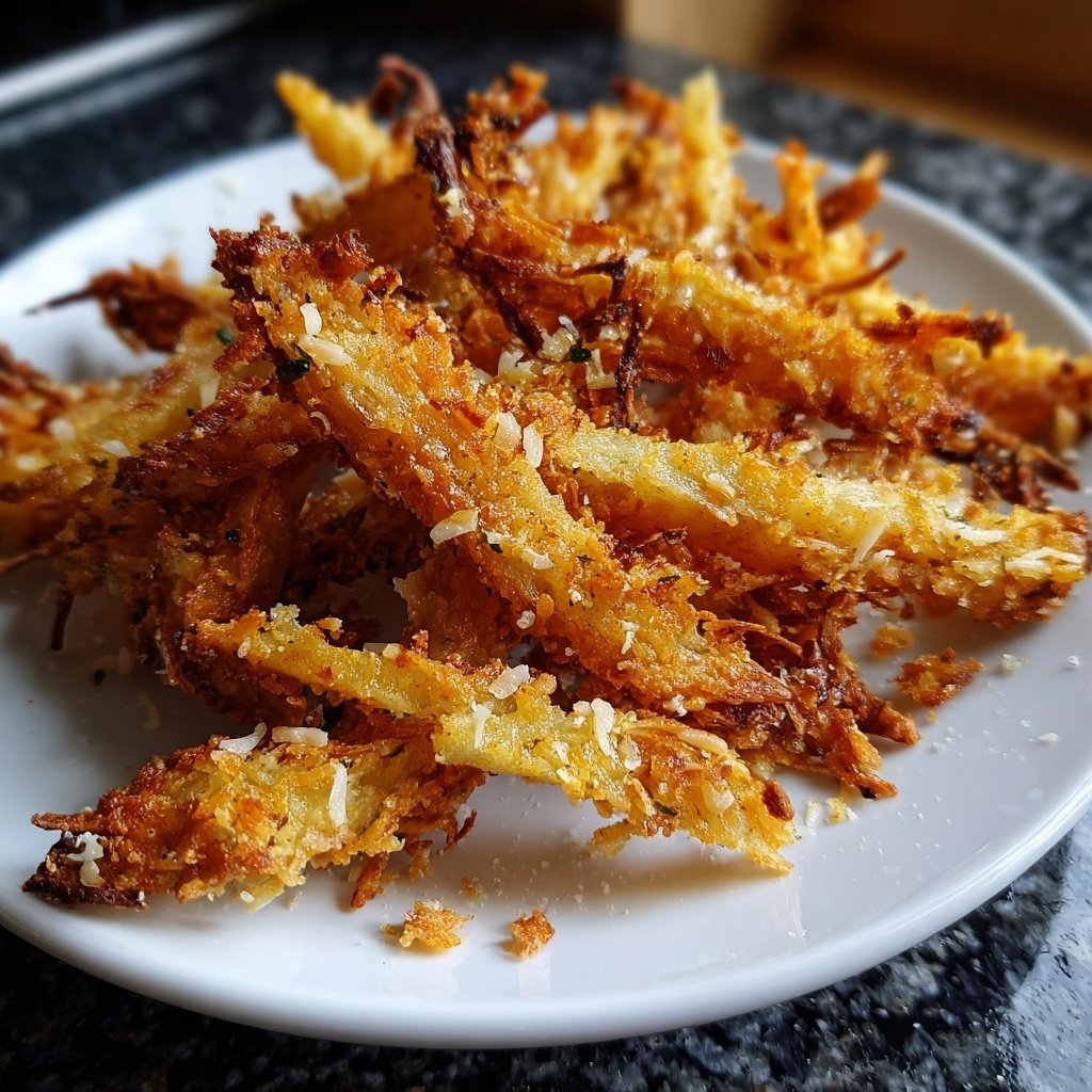 Gebratene Kichererbse pflanzliches Parmesan krümelig