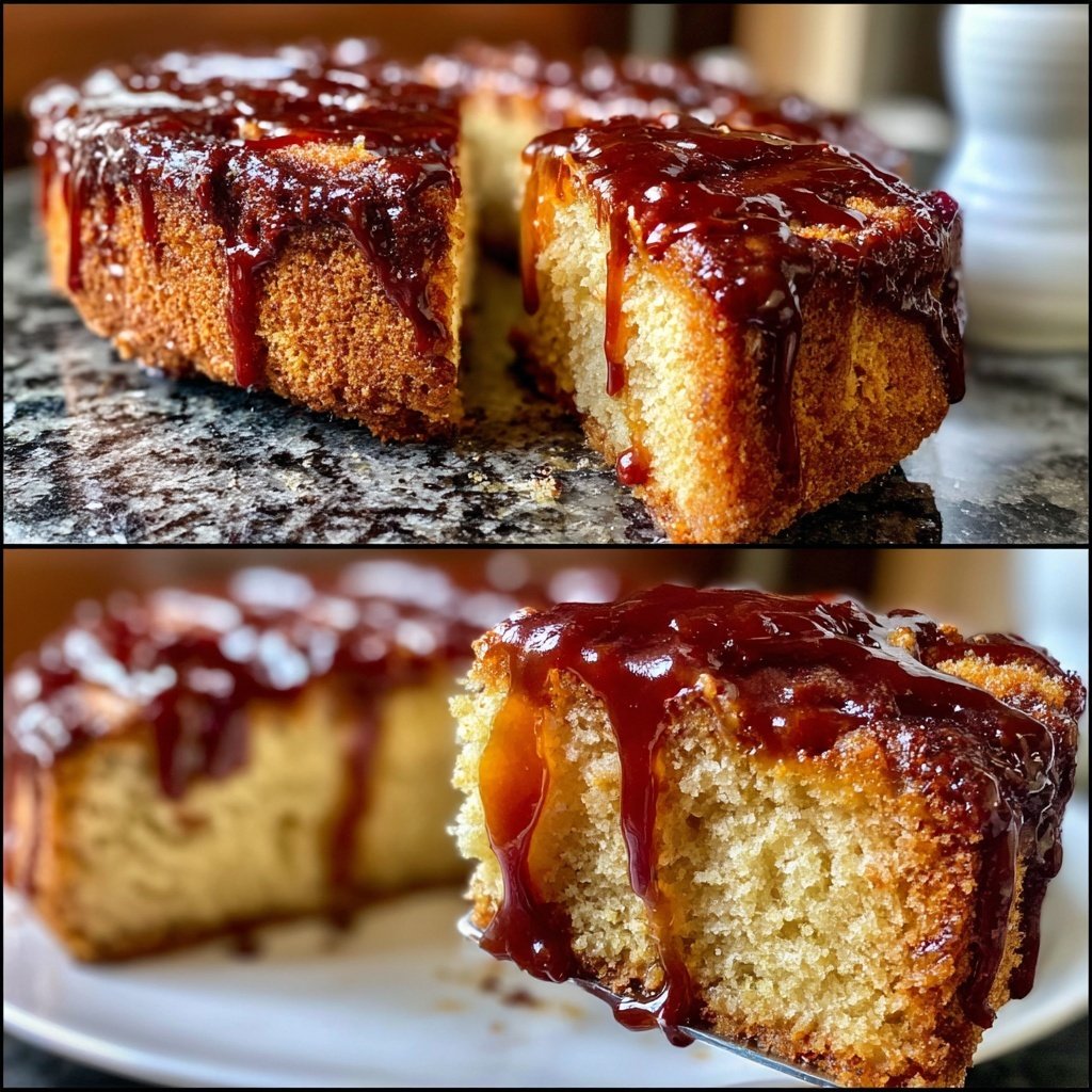 Schinken mit Kirsch Bourbon Glasur