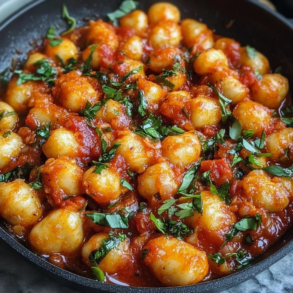 Gnocchi all'arrabbiata