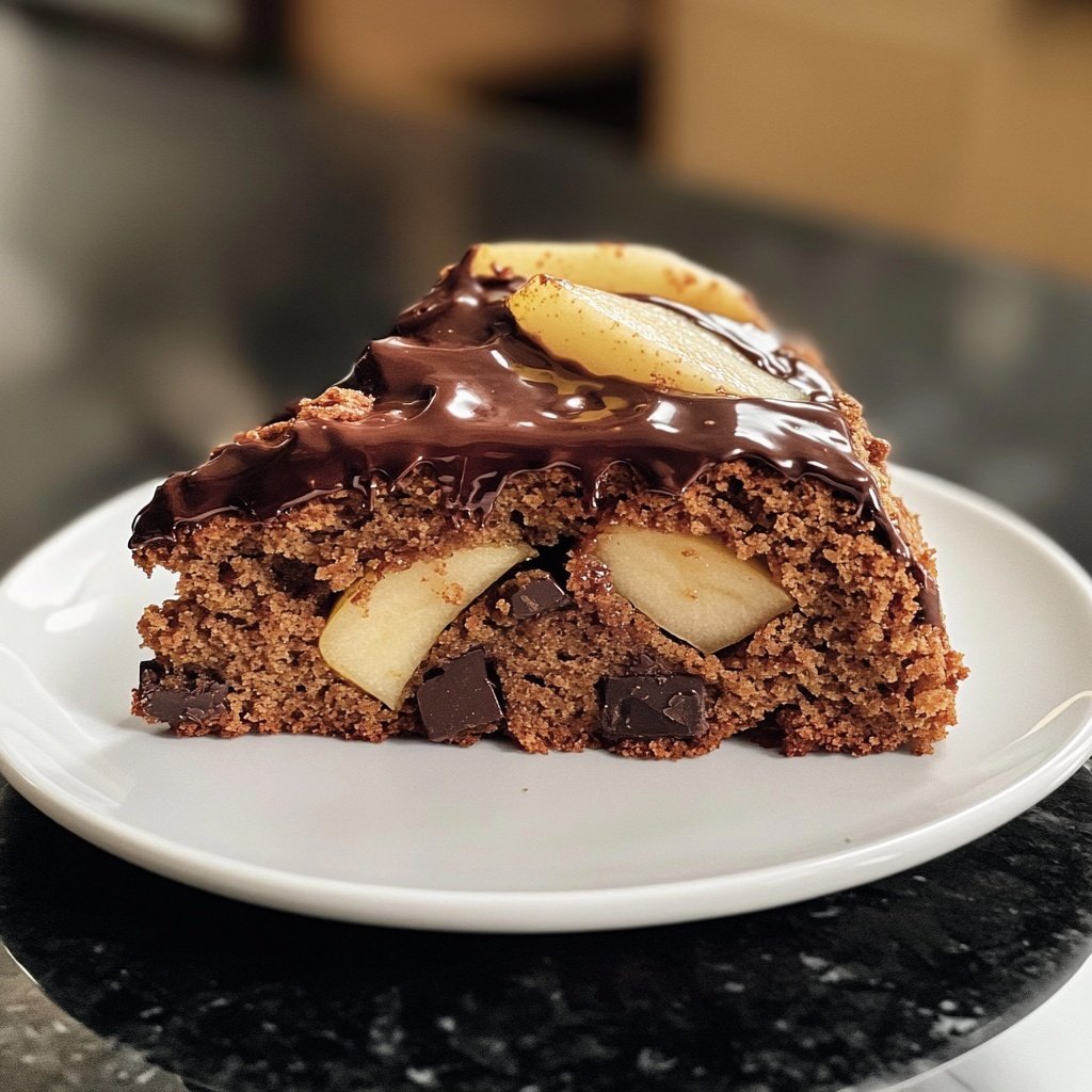Schokoladen-Birnen-Kuchen