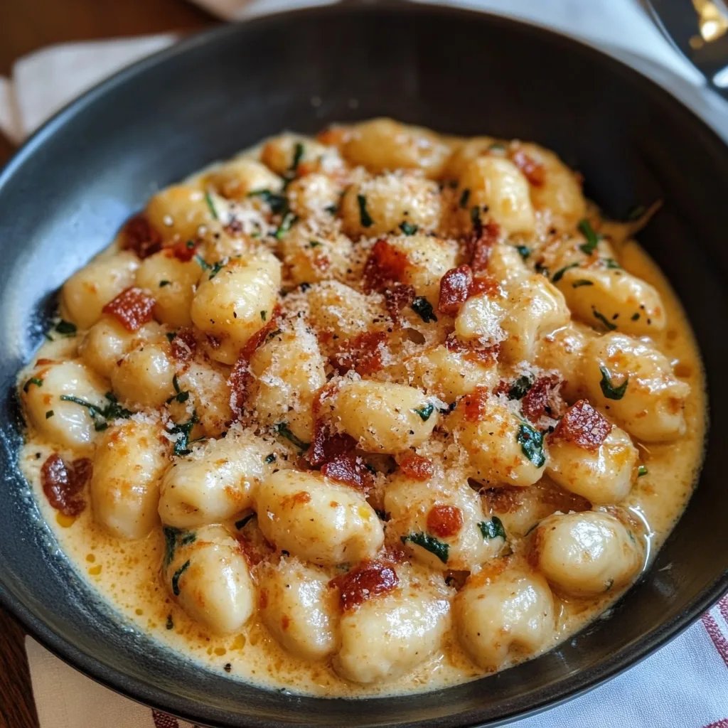 Heirate mich Huhn und Gnocchi