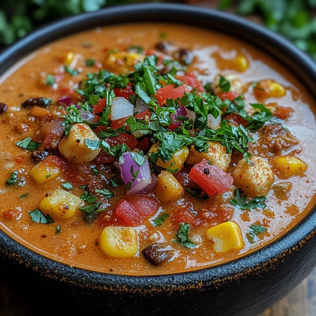 Cremige Taco-Suppe: Ein Unglaublich Ultimatives Rezept für 6 Personen