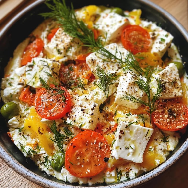 Ofenreis mit Feta und Gemüse