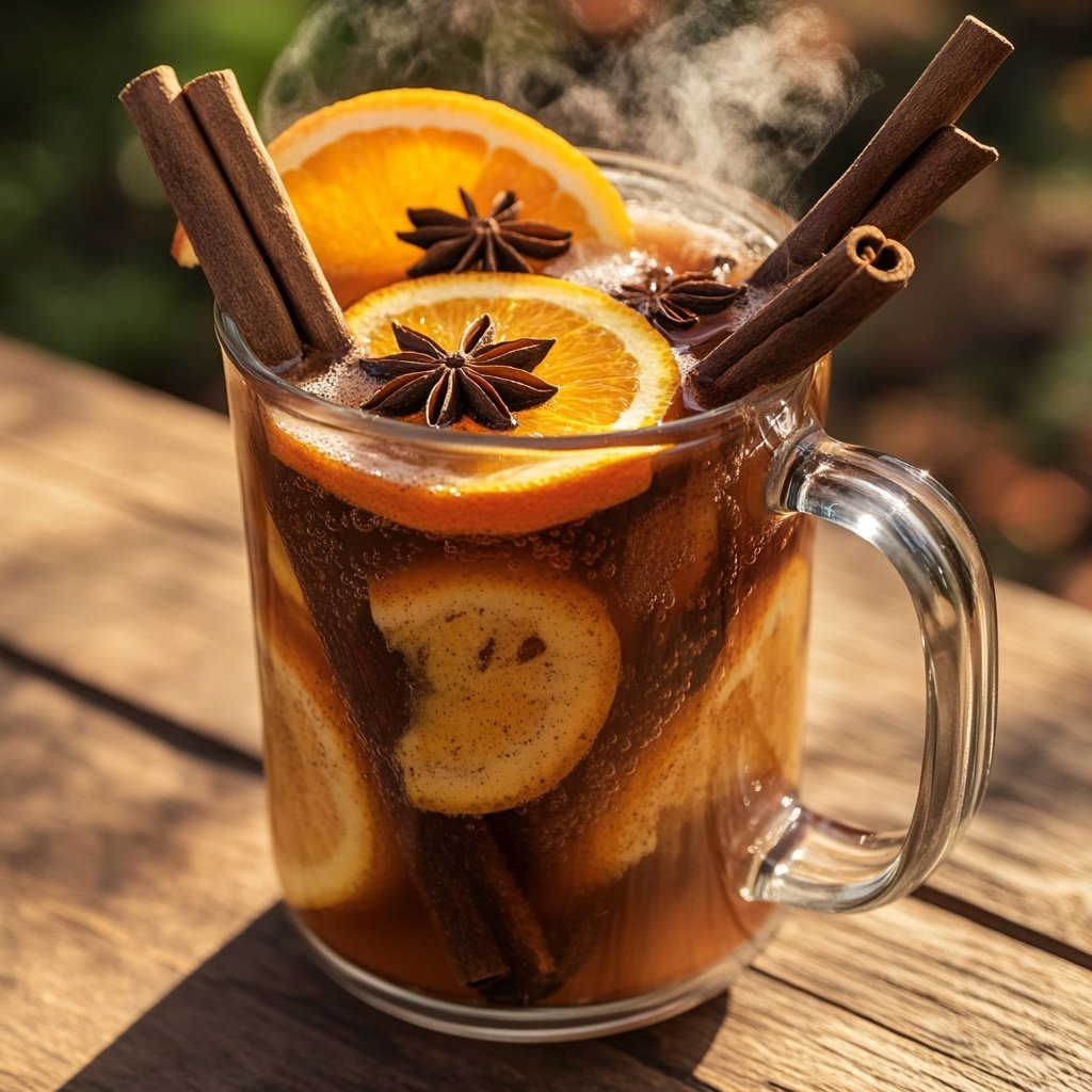 Kinderfreundlicher alkoholfreier Weihnachts-Punsch