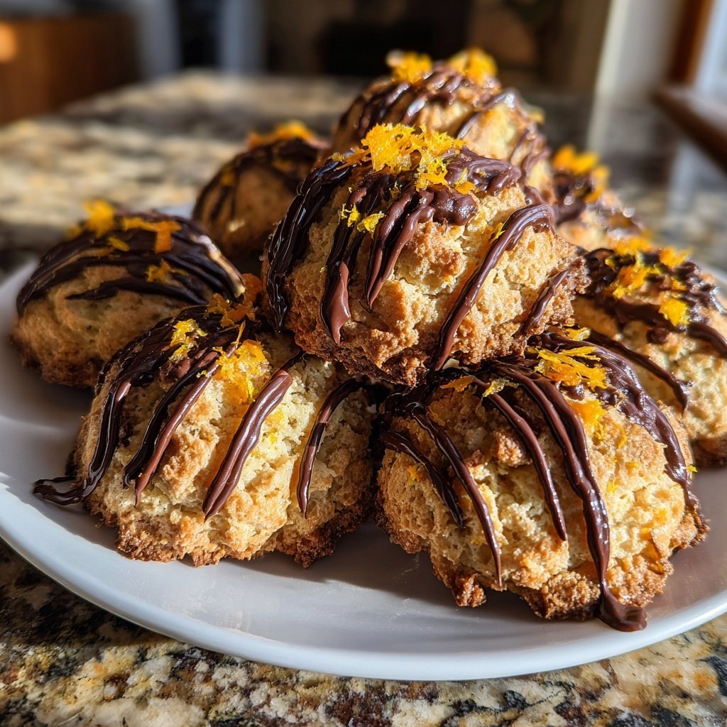 Schoko-Orange-Plätzchen mit Zartbitterschokolade​