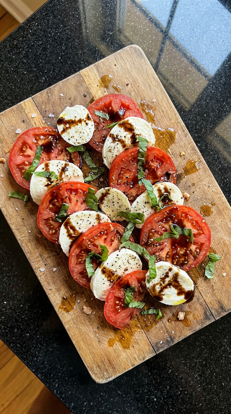 Caprese Salat mit Balsamico