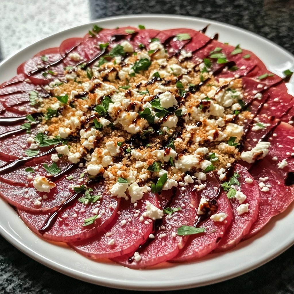 Rote-Bete-Carpaccio