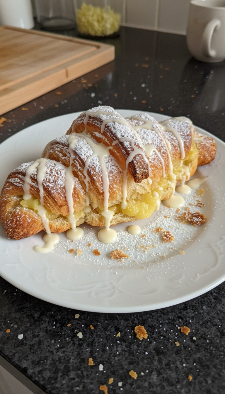Holunder Zitronen Croissant Leckerei​