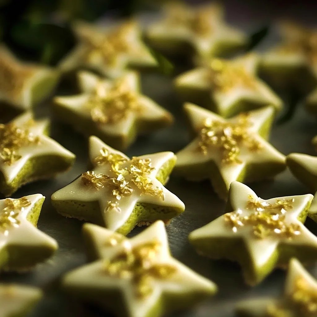 Pistazien Sterne