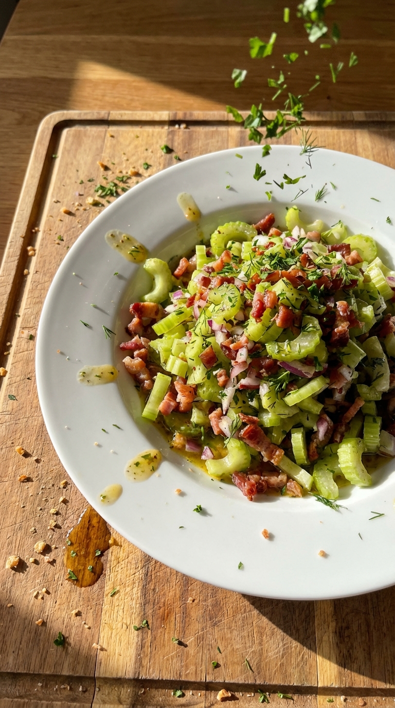 Sellerie Speck Salat