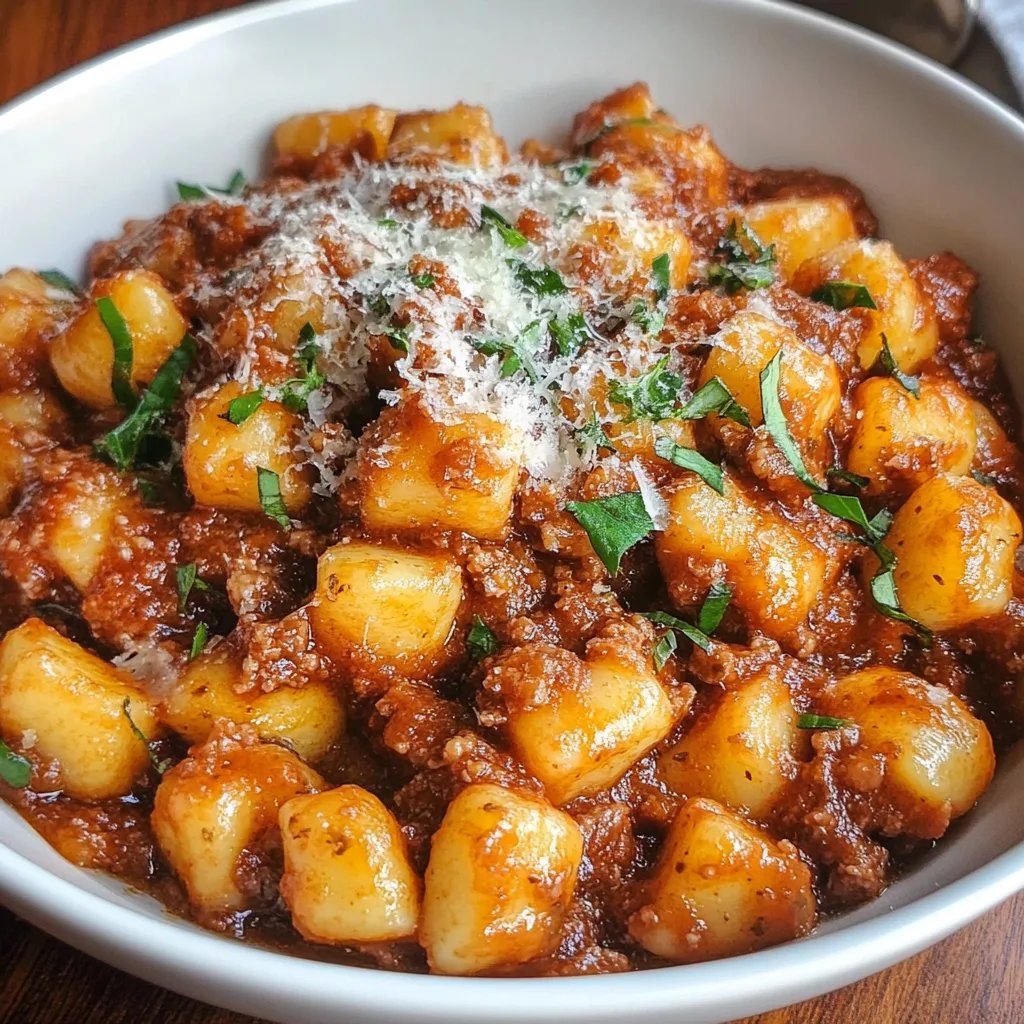 Gnocchi Bolognese