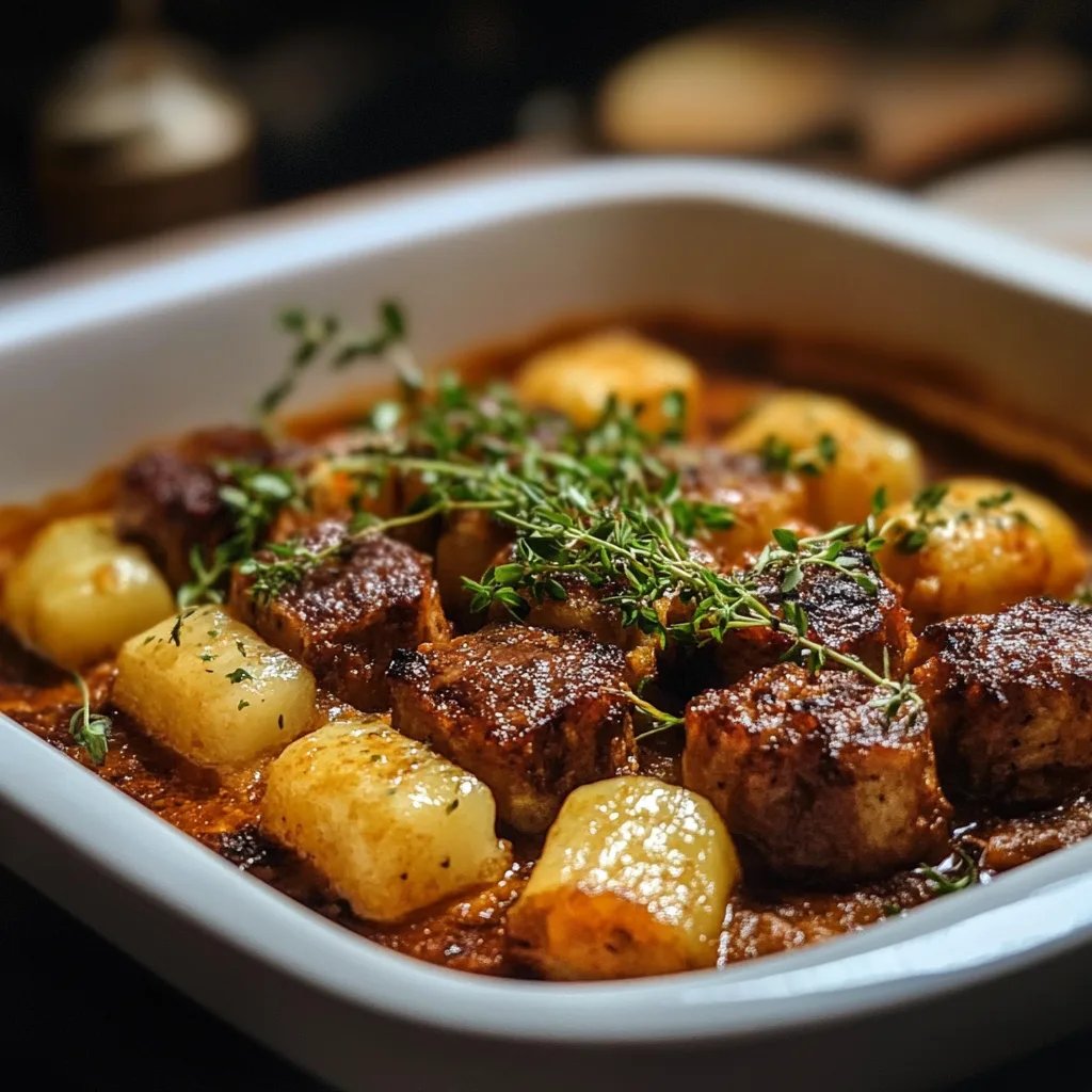Kroketten Auflauf mit Hackfleisch