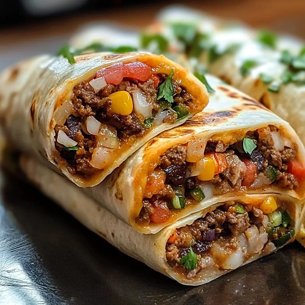Burritos: Ein Unglaubliches Ultimatives Rezept für 5 Zutaten